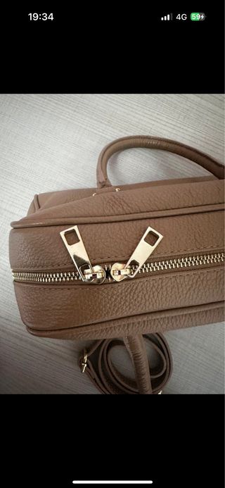 Bauletto vera pelle Made in Italy