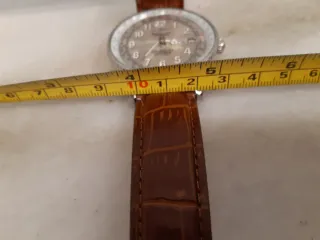 Reloj Breitling Correa Marrón y Esfera Plateada