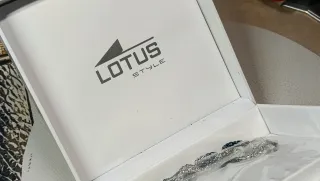 Pulsera Lotus Style Mujer Azul y Plata
