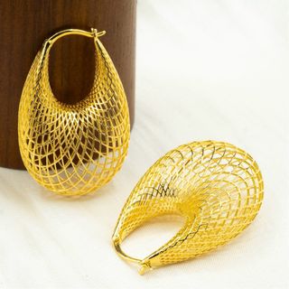 Pendientes Aro Calados Plata 925