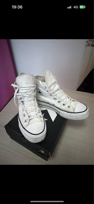 Converse Platform Donna Bianche