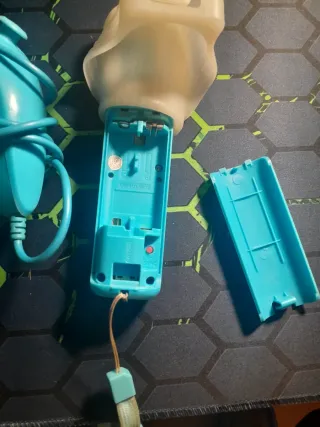 Mando Wii Azul con Nunchuk