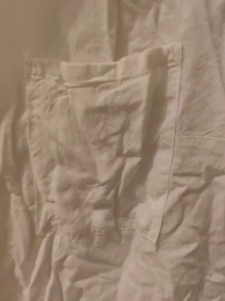 Camisa blanca manga larga