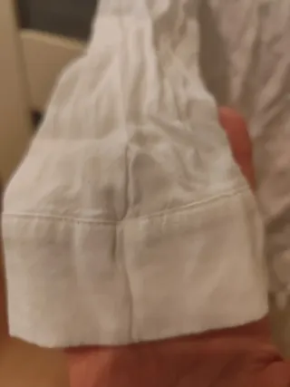 Camisa blanca manga larga