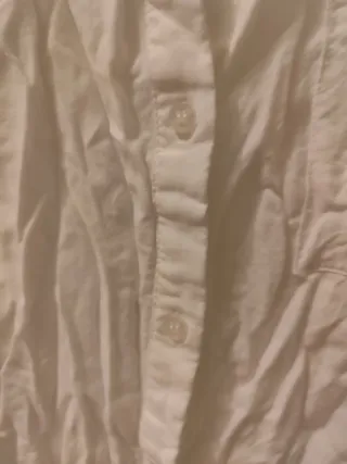 Camisa blanca manga larga