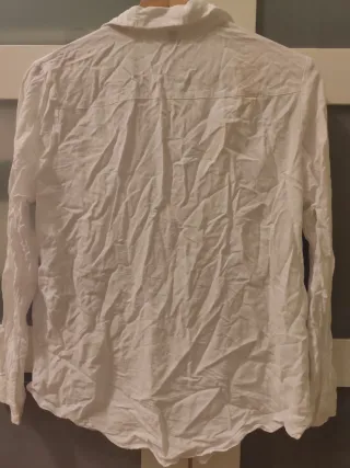Camisa blanca manga larga