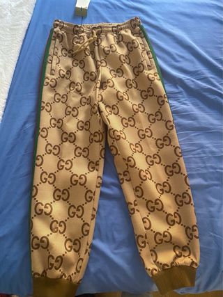 Pantalón Chandal Gucci GG Beige