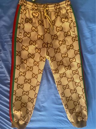 Pantalón Chandal Gucci GG Beige