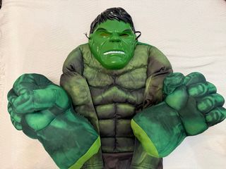 Disfraz Hulk niño con puños