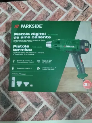 Pistola de aire caliente Parkside