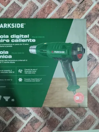 Pistola de aire caliente Parkside