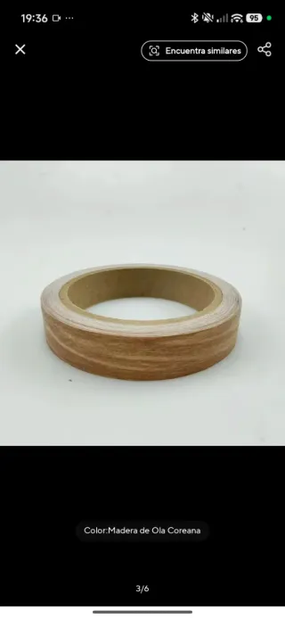 Cinta adhesiva para madera