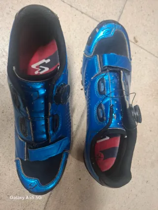 Zapatillas Ciclismo MTB Azul Talla 42