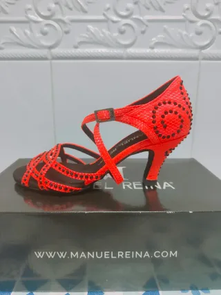 Zapatos de baile Reina talla 36 naranja