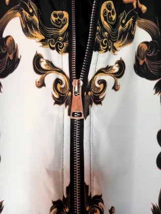 Chaqueta MANBORA FASHION Negra y Dorada Talla L