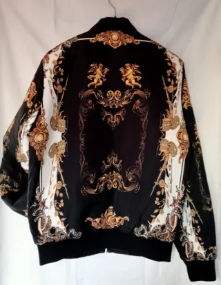 Chaqueta MANBORA FASHION Negra y Dorada Talla L