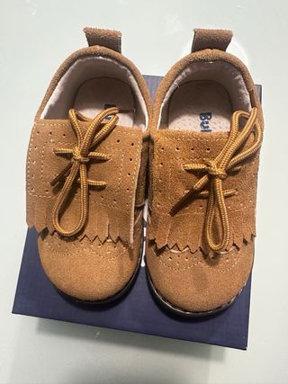 Zapato Blucher Niño Camel Talla 26 Bubble