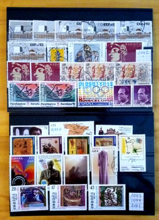 Lote 167 Sellos Usados España 1965-2009