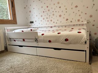 Cama individual 190x90cm con cajones