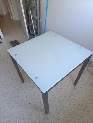 Mesa cristal 70x70 cm
