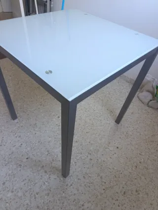 Mesa cristal 70x70 cm