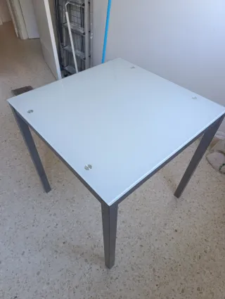 Mesa cristal 70x70 cm