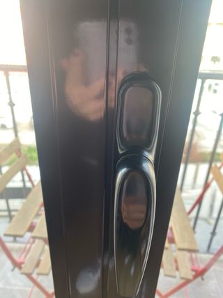 Balconera aluminio oscura