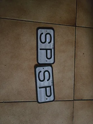 Placas de Servicio Público SP