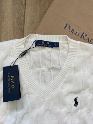 Malha Polo Ralph Lauren Branca