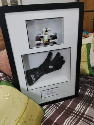 Cuadro de Guante Jenson Button Sparco
