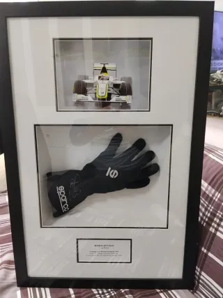 Cuadro de Guante Jenson Button Sparco