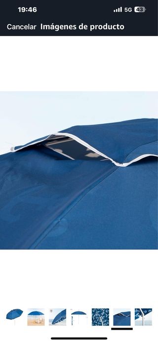 Sombrilla de Playa AKTIVE Azul N210