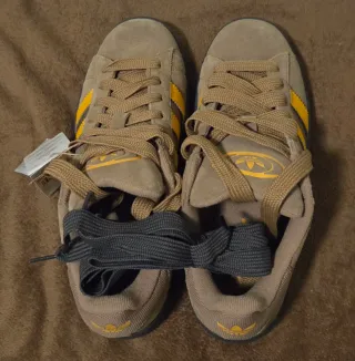 Adidas Campus Marrones y Amarillas Talla 42 2/3