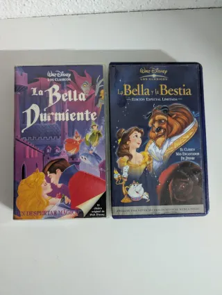 4 VHS Disney Clásicos (Español)