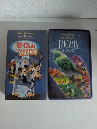 4 VHS Disney Clásicos (Español)