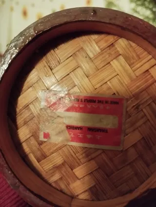 Cesto artigianale vimini forma animale