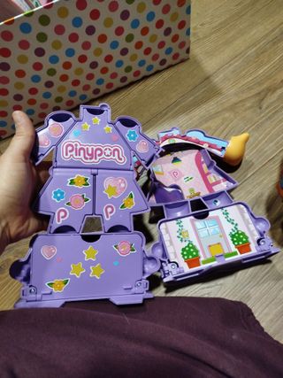 Colección Pin y Pon, escenarios, muñecas y cabezas