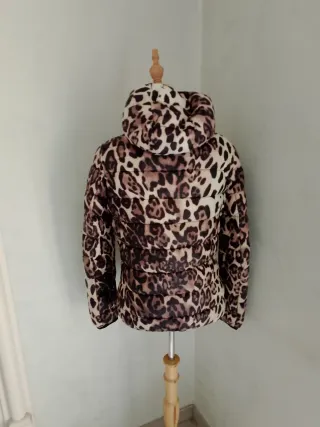 Piumino relish leopardato