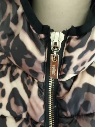 Piumino relish leopardato