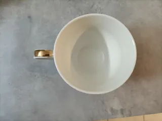 Tazze Natale Porcellana Oro Bianco