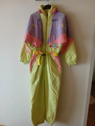 Mono de esquí mujer colores pastel talla 40. (M)