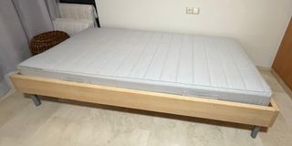 Colchón (Ikea Sultan) y somier (Ikea Sultan Måne)