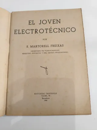El joven electrotécnico S. Martorell Freixas 1946