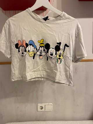 Camiseta Crop Top Tie Dye Rosa