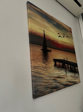 Quadro da parete tramonto
