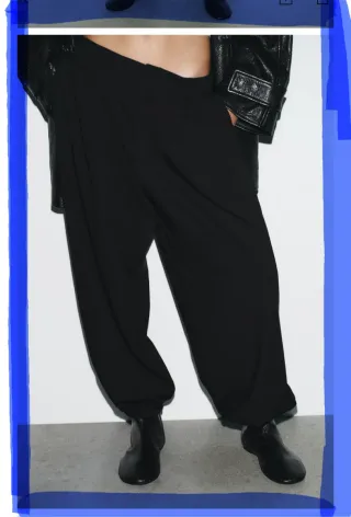 Pantalón jogger de vestir  Zara