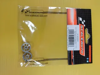 Llantas Aluminio Scaleauto MONZA-2 16.2x8.5mm