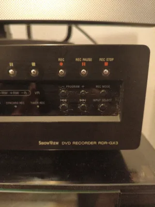 SONY CD GRABADORA DVD RDR-GX3  LEER INFO