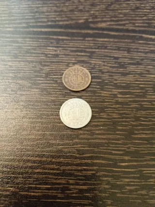 2 Monedas Antiguas Guinea Portuguesa 1952