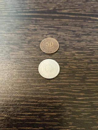 2 Monedas Antiguas Guinea Portuguesa 1952